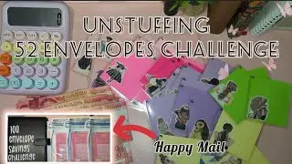 Unstuffing 52 Envelopes Challenge | Happy Mail from &lrm;@ellebudgetsph&nbsp; | New Saving Challenge