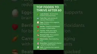 Best Foods for Healthy Aging Over 60