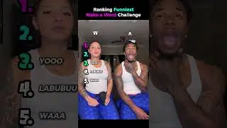 Ranking Funniest Make a Word Challenge!