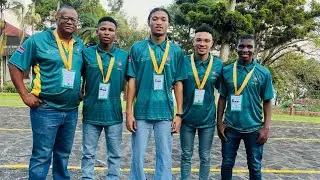 Team South Africa at the World University Sports Games in Uganda, Entebbe