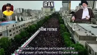 Iranian President Ebrahim Rasisi Buried in Mashhad || IRAN || 23 May 2024 || Owais Ahmad JK