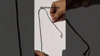 how to make Nazar ka dhaga🤩||Black thread anklet || #shorts #diy #anklet #bracelet #trending #craft