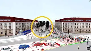 Simulation Zugang Hirschengraben/Bubenberg