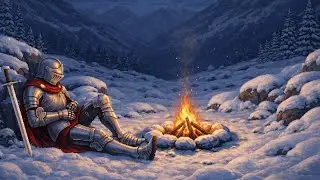 The fire is warm & gentle... rest a while