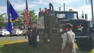 Caesar Rodney High School JROTC color guard,  Mission BBQ, 11/11/23