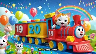 Choo Choo Number Train 🔢🚂 | Fun Nursery Rhyme & Baby Song for Toddlers & Preschool Kids