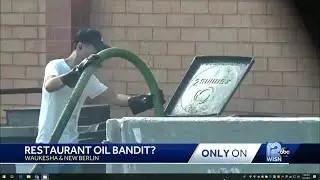 Thieves target restaurants' used cooking oil