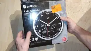 LIDL / AURIOL - Radio Controlled Wall Clock | Rádióvezérelt Falióra