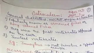 Остракодермы: общие характеристики, среда обитания, происхождение и классификация - д-р Калпана Ш...