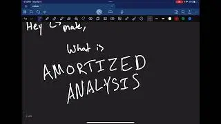 What is Amortized Analysis?