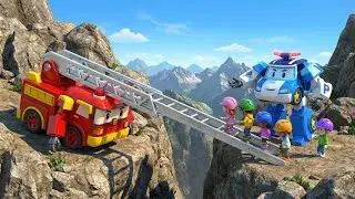 🏔️ Stuck on the Ledge! 🧗 Mountain Rescue & Hiking Safety with Robocar Poli! | Full Episode
