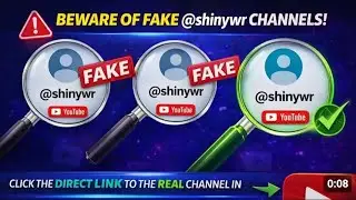 Shinywr Main channel link 🔥 @shinywr 
