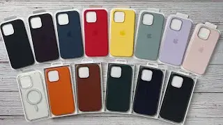 All Colors of Apple iPhone 14 Cases (Silicone, Leather, Clear)