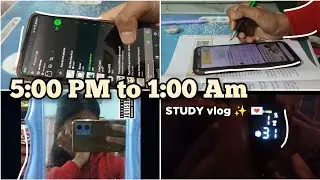 5:00 pm to 1:00 am study vlog ✨ as a CBSE 8th grader 💌
