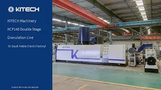 Plastic recycling machine with Double Stage water ring die head Pelletizing line for PE PP materials