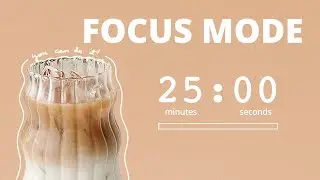 3-hour Aesthetic Pomodoro Timer - 25/5 with Lofi Jazz Music