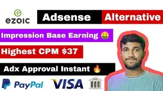 Ezoic.Com || New Adsense Alternative Website 🔥 || Impression Base Earning Platform 👍