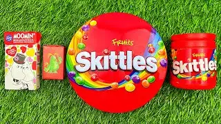 Skittles & M&M's Unboxing | The Ultimate ASMR Candy Experience with Rainbow Colors and Sweet Sounds