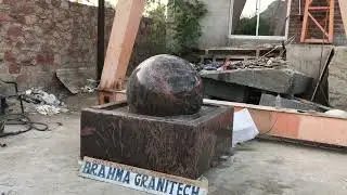 1 meter Granite Floating Sphere , Floating Granite Globe, Revolving Rolling Rotating Spinning Sphere