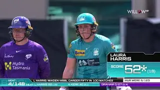 Laura Harris 65 runs vs Hobart Hurricanes Women