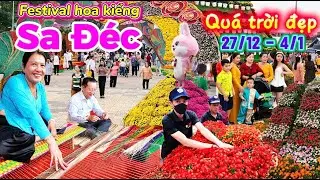 1111 Đồng Tháp - Chính thức Khai mạc Festival hoa kiểng Sa Đéc hàng trăm loài hoa đẹp rực rỡ sắc màu