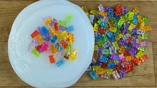ASMR Haribo Slime Mixing Satisfying into Slime... ASMR#