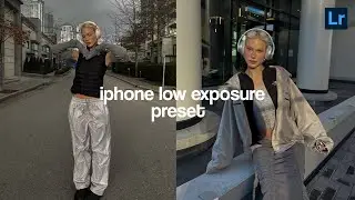 iPhone Low Exposure 02 preset | Instagram feed | lightroom mobile free presets