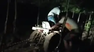 Two kubota tractor pulling with cima machine