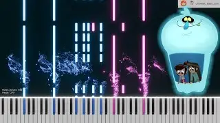 All Night Plight BGM - The Ghost and Molly McGee (Piano Tutorial)