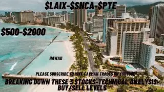 #LAIX-#SNCA-#PTE-$500-$200-Technical Analysis-Buy/Sell Levels