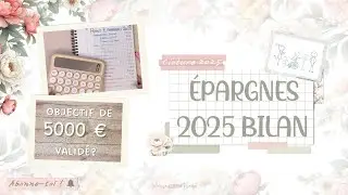 Bilan des épargnes 2025 ! Ai-je mis les 5000€ visés ?! #enveloppecash #enveloppebudget