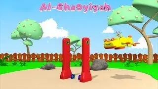 Animation 3D Juz Amma Al Ghasyiyah Recite Quran Children With Battar Trains Hijaiyah | ABATA Channel