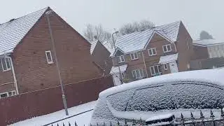 First snow fall in uk 2022