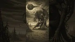 : Cthulhu Rising from the Desert #shorts