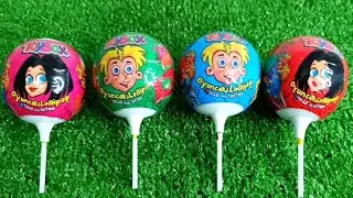 Satisfying video asmr lollipops candy and chocolate yummy candy Cutting video 