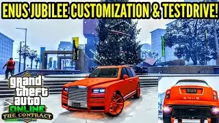 ENUS JUBILEE CUSTOMIZATION & TESTDRIVE! GTA 5 ONLINE THE CONTRACT DLC CAR