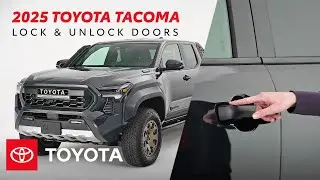 How to Use Your 2025 Toyota Tacoma's Smart Key | Toyota Tacoma Drive-Off Essentials