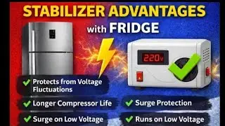 Stabilizer Benefits for Fridge | Fridge Stabilizer फायदे | Stabilizer for Refrigerator | fridge 
