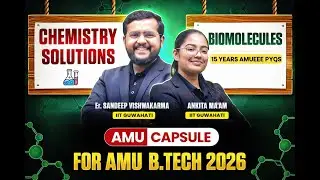 Biomolecules AMUEEE PYQ | 15 Years Chapterwise | AMU 2026  #amueee2026 #amu #amubtech