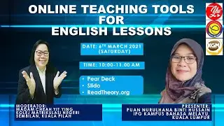 ONLINE TEACHING TOOLS FOR ENGLISH LESSONS WORKSHOP
