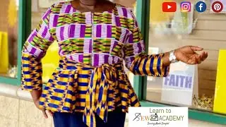 How to Make 6 Piece Blouse / Top without patterns - Part 2 | Cutting a Six Pieces Top (DIY)