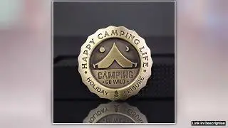 3D Camping Car Badge Alloy Metal Auto Emblem Decoration Whole Body Trunk Car Sticker Motorcycle