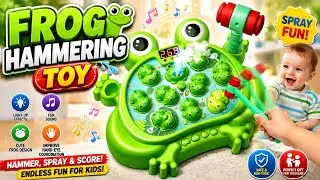 Frog Hammering Game of Baby | Whack Frog Game #Frog #froggame #baby #babygames
