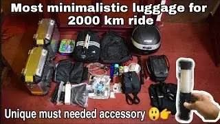 Things to carry for a long ride | More than 2000 km ride | Essentials 2021
