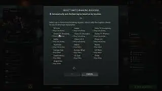 Unable to ping any region in DOTA 2