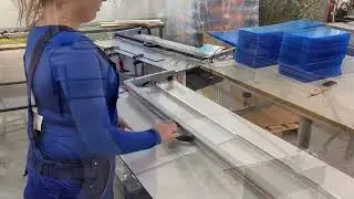 Policarbonat (Makrolon, Lexan) Warmverformen, Biegen I-concept IC-200-1300mm. Bis zu 12mm St&auml;rke