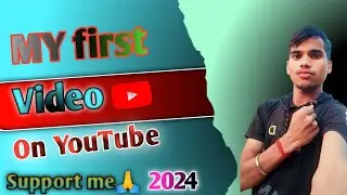 My FIRST VIDEO // ON YOUTUBE 2024 // TECH BOY UP //
