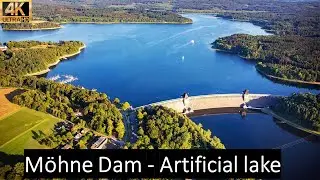 M&ouml;hne Dam near Soest 🇩🇪 | Unplanned Trip | Artificial Lake 🛥️⛵🚢⚓