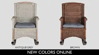 Wicker Rocking Chair - Safavieh Verona Rocker