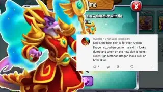 The HIGH Arcane Dragon Skin ! Best Heroic Dragon Skin In Dragon City
